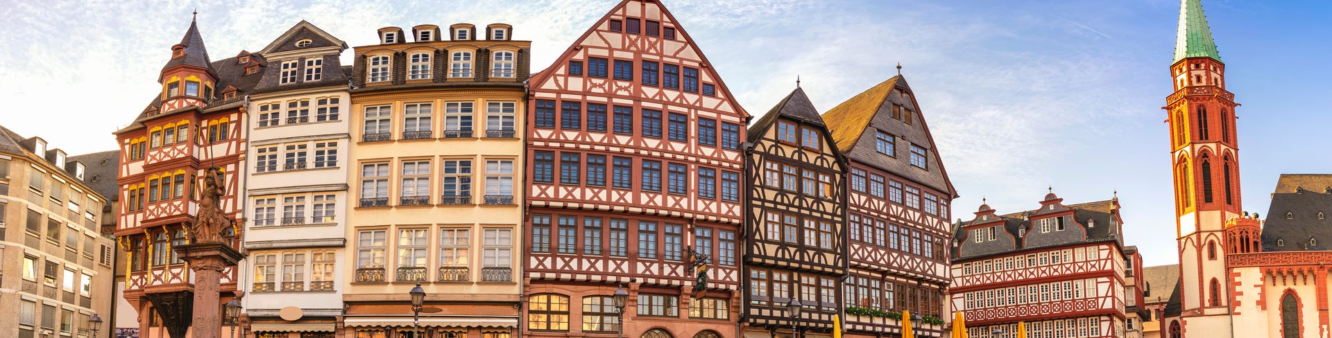 Classic Buildings in Frankfurt City Center, Germany