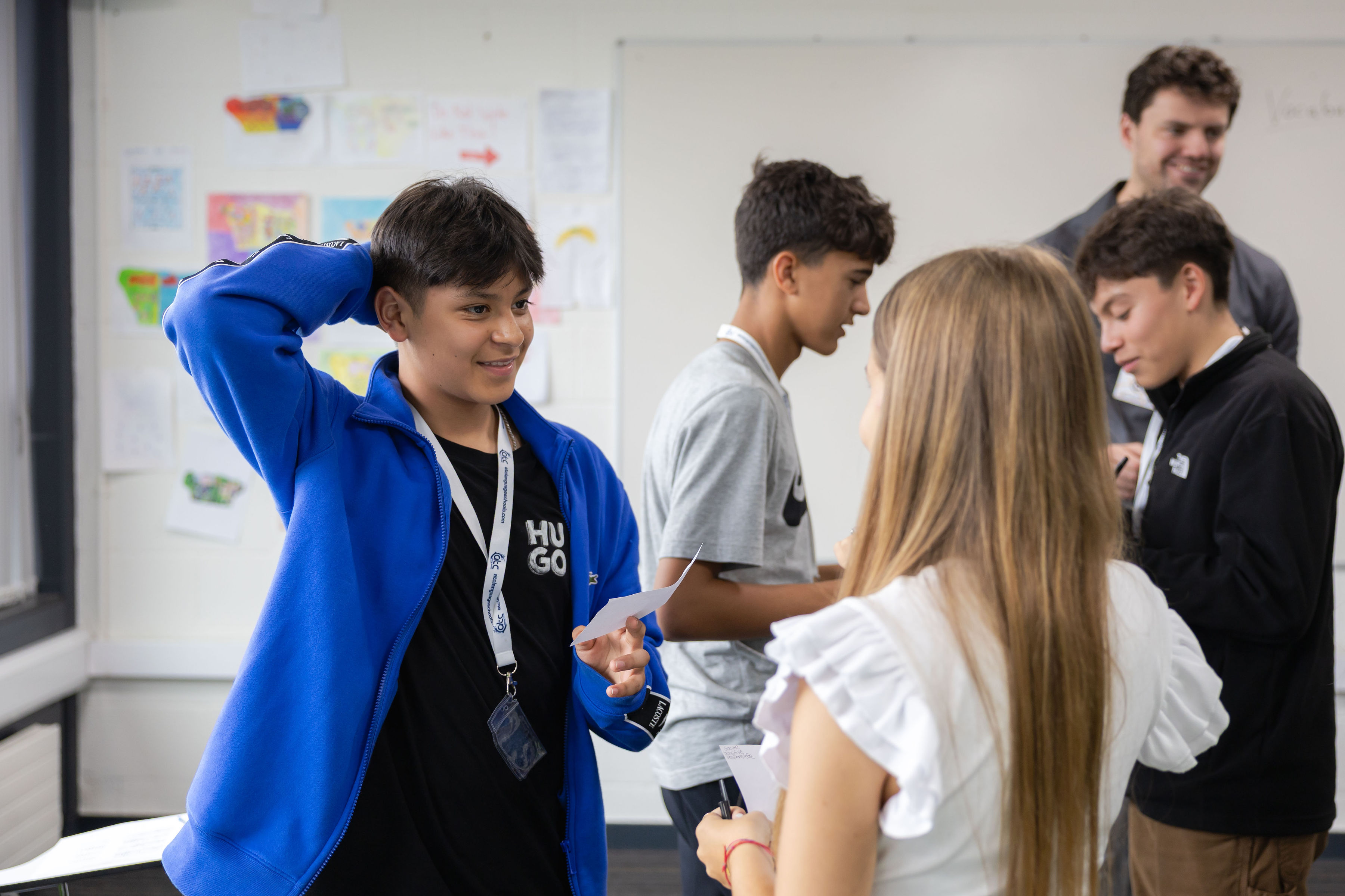 Students in classroom