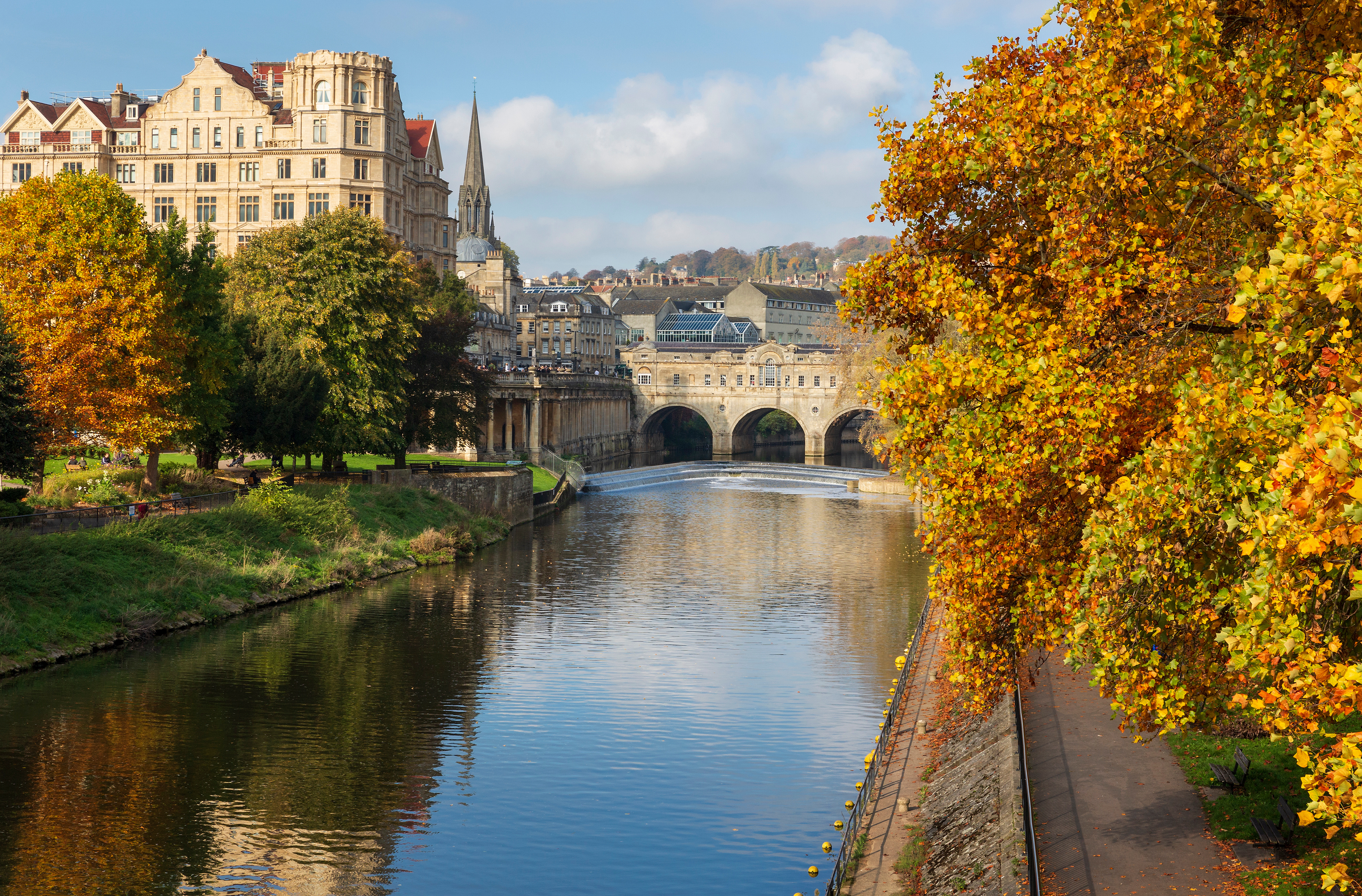 Pulteney Weir and Bridge in Bath