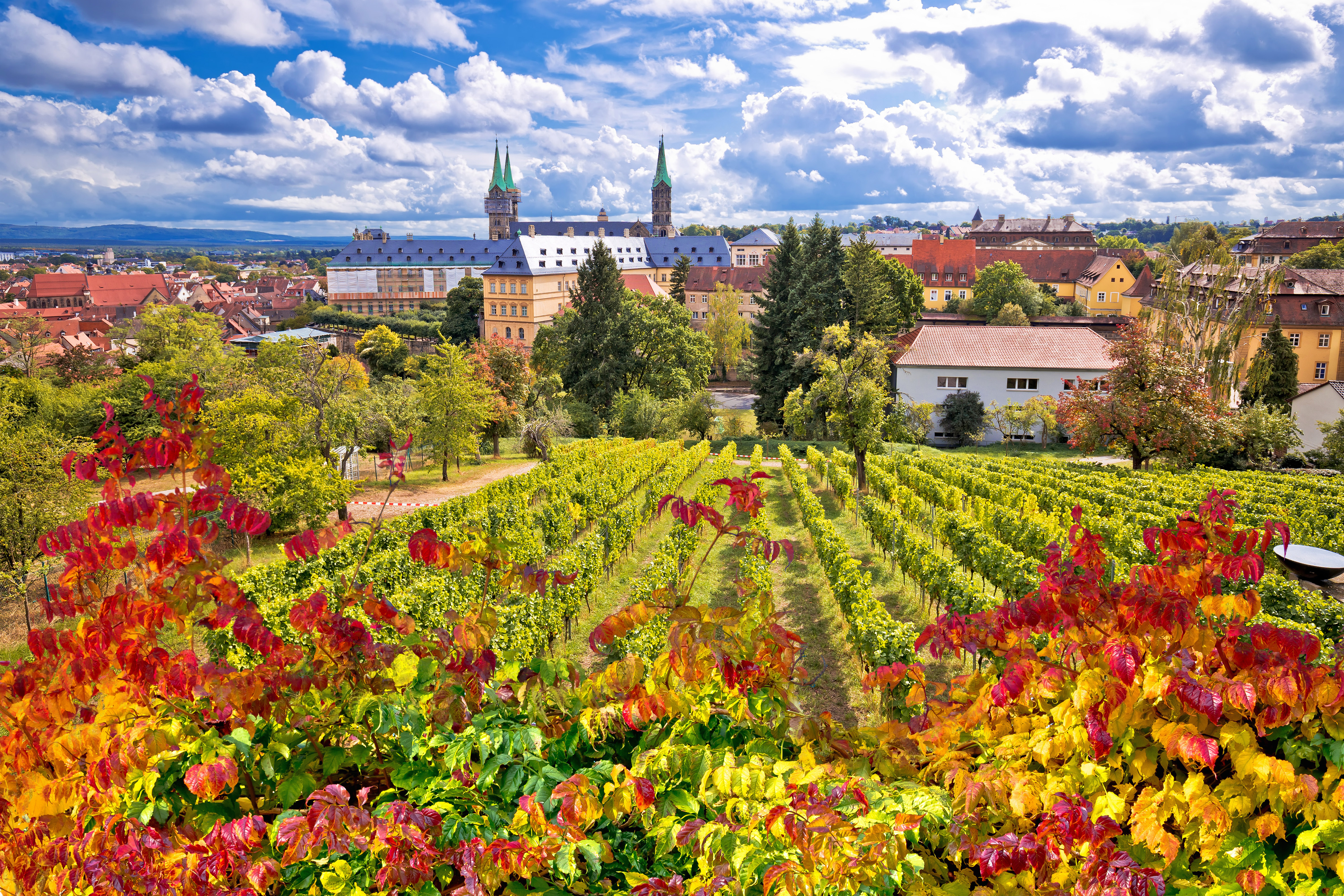Situated on the border between Beer-Franconia and Wine-Franconia, Bamberg is part of the Franconian wine region