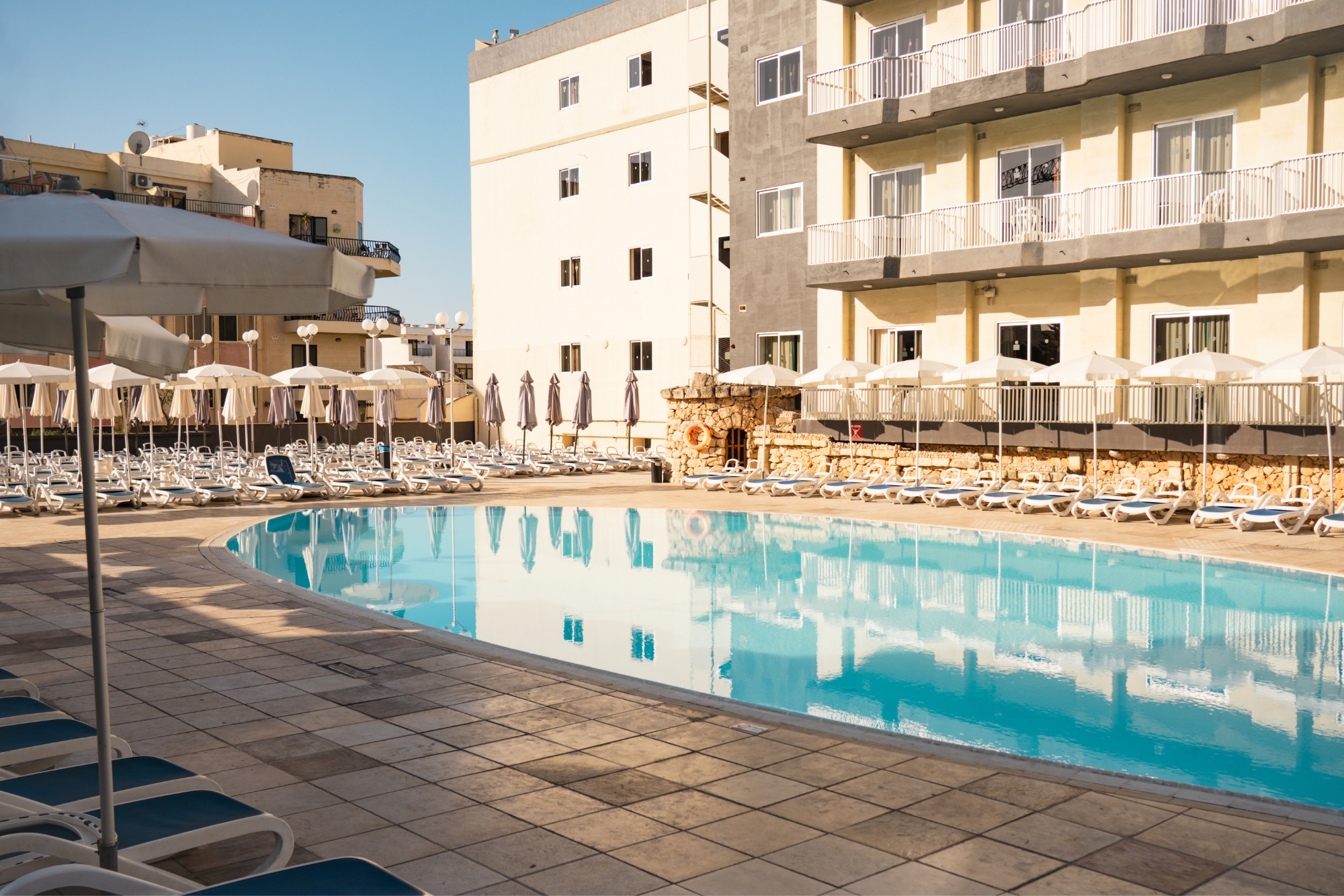 Swimming Pool in Malta Residence Hotel