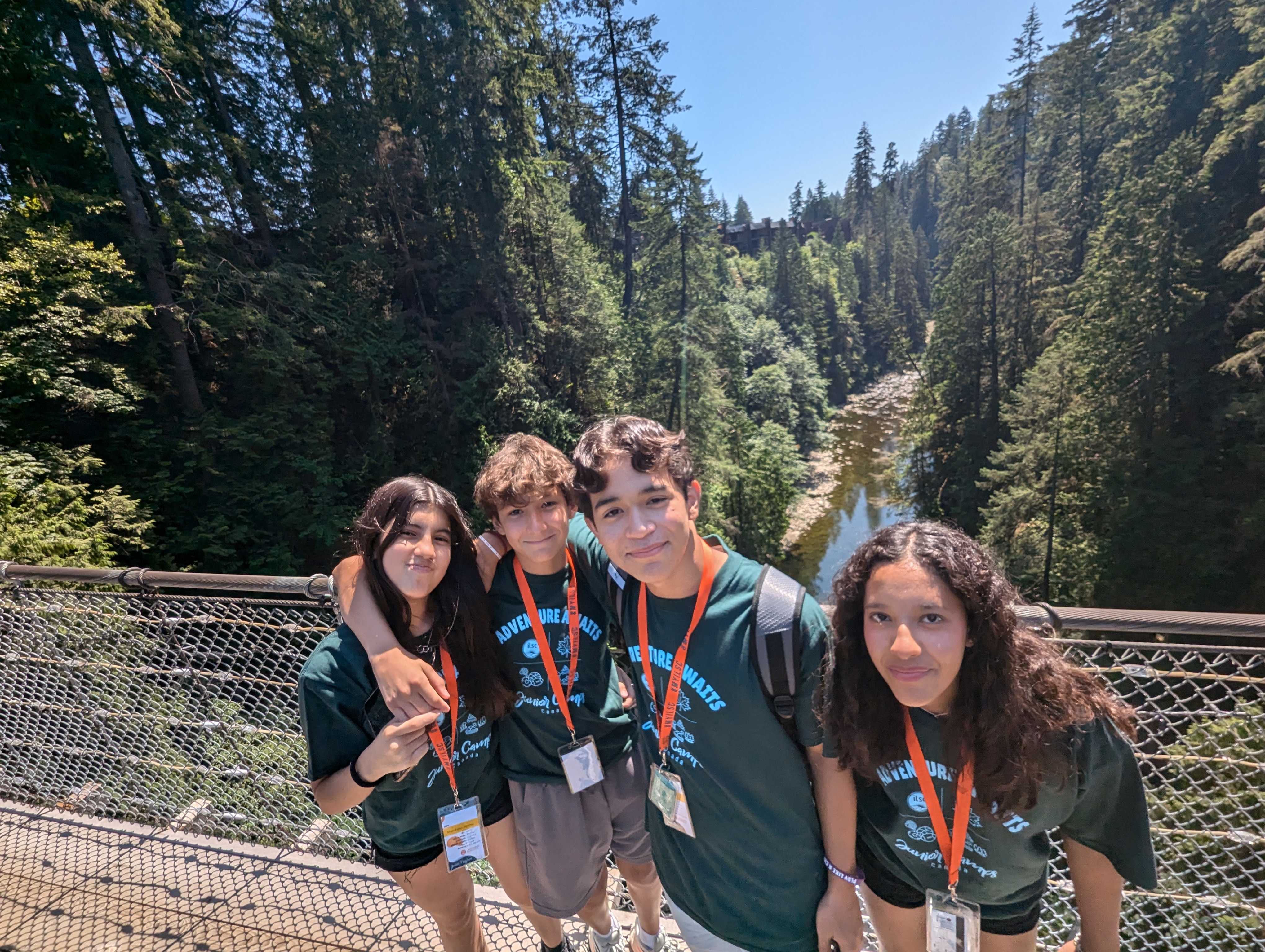 Students during excursion outside Vancouver