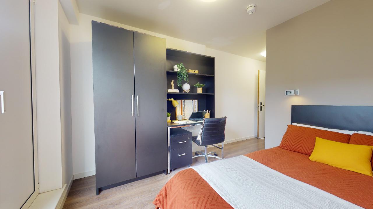 Bedroom at the IQ London residence