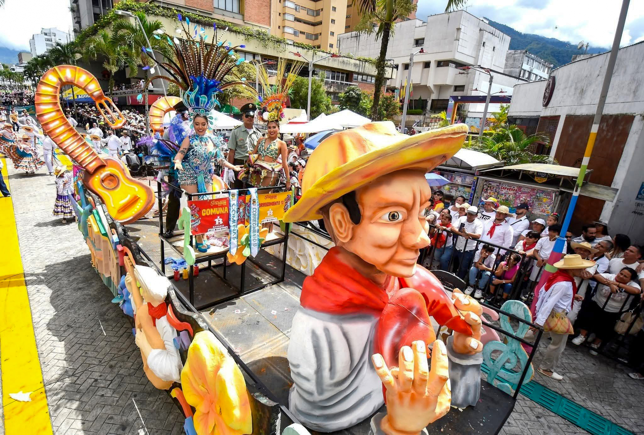 Float at a traditional festival in Ibagué, Colombia