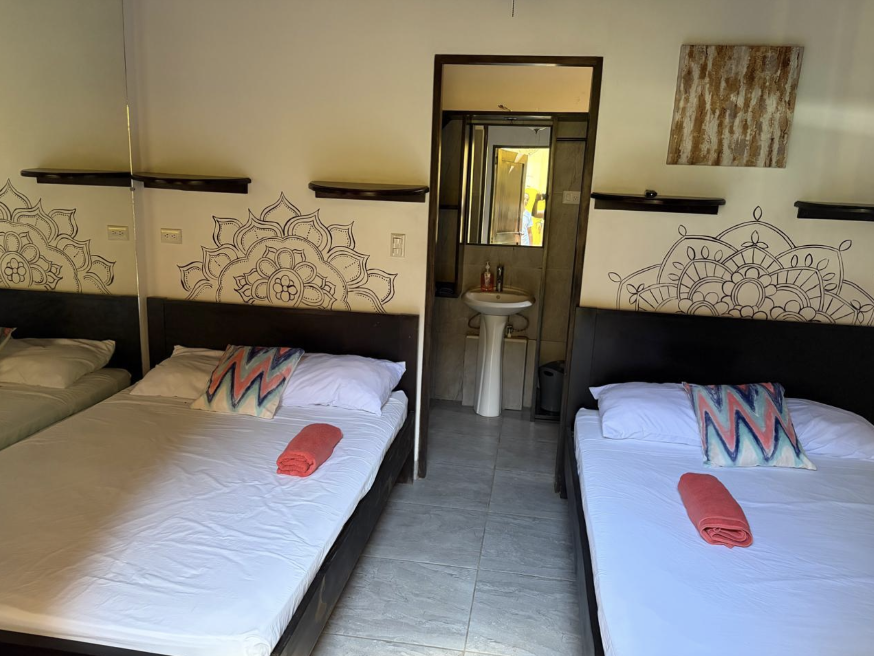 Twin bedroom at the Pura Vida Residence