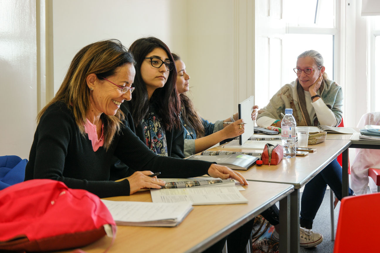 Students in classroom
