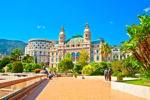 Historic Building at beachfront in Nice, France