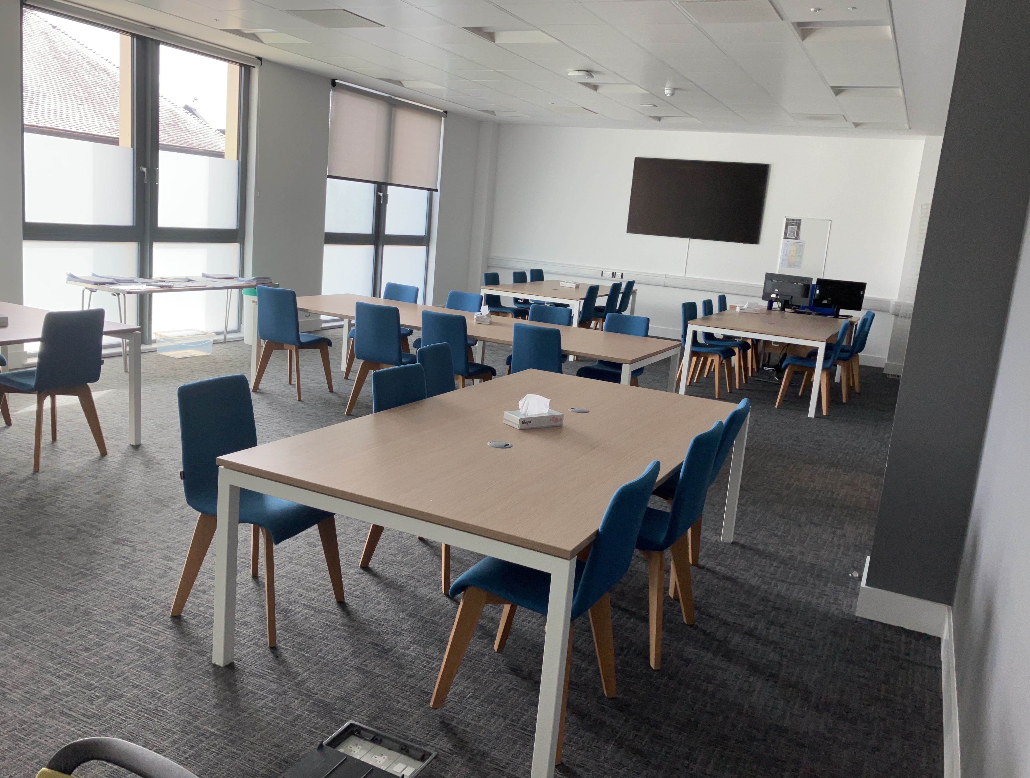 A large classroom at Epsom College in London