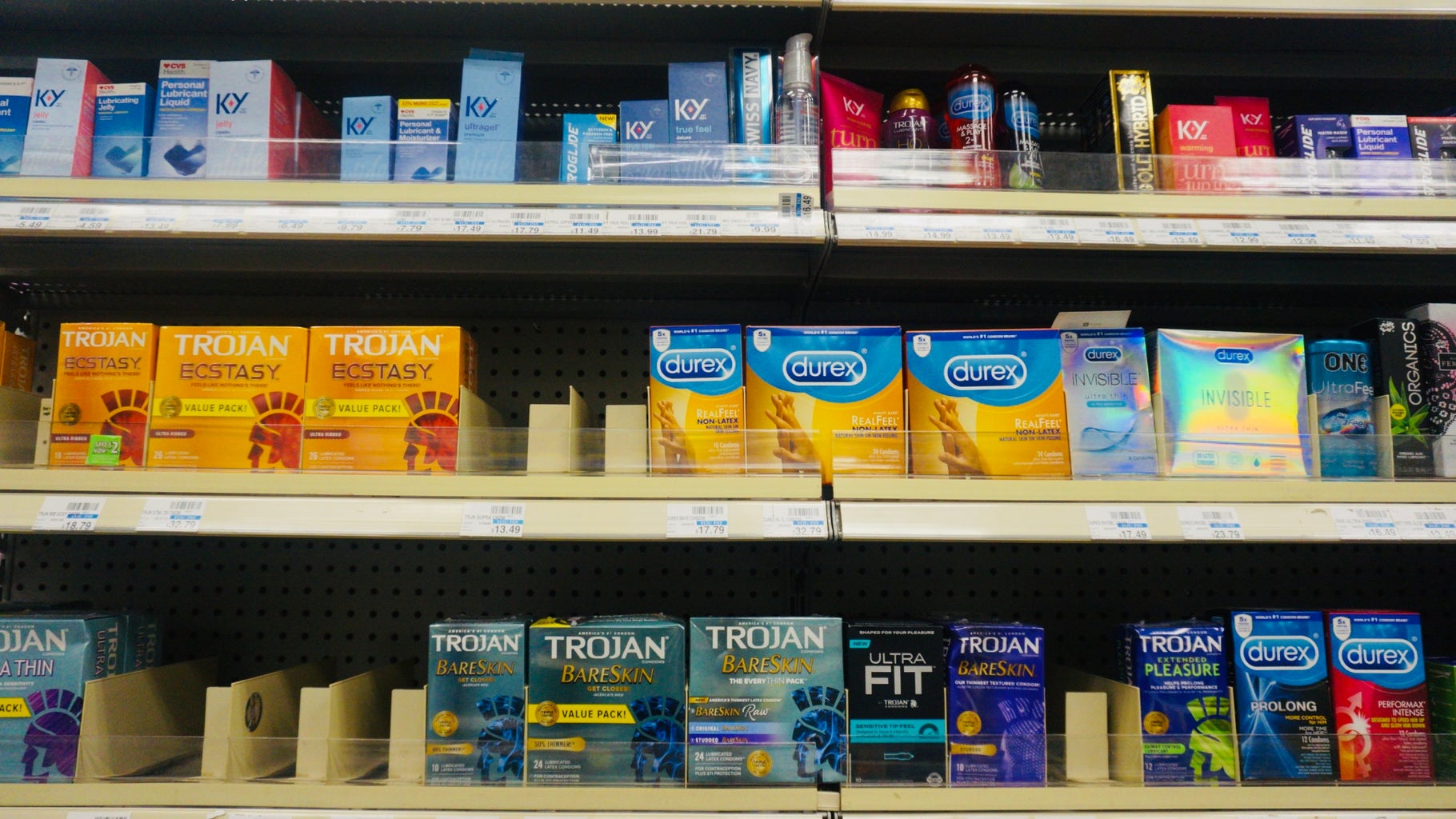 sexual health: durex and trojan condoms