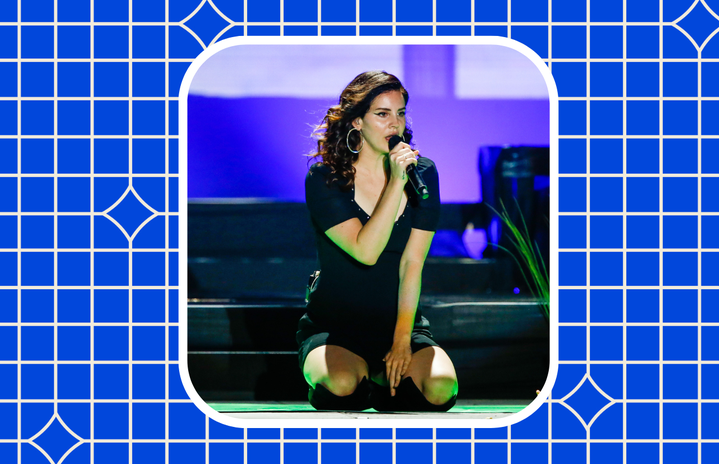 Lana del Rey performs during Lollapaloosa Sao Paulo 2018 at the Interlagos racetrack on March 25, 2018 in Sao Paulo, Brazil.