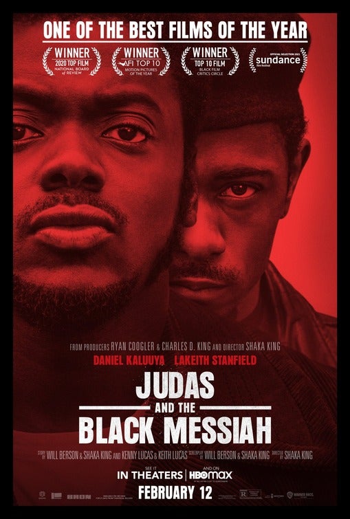 Movie poster for "Judas and the Black Messiah".