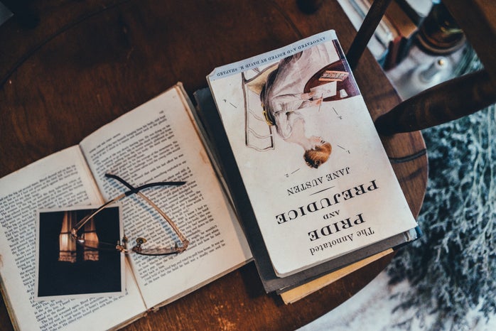 Pride and Prejudice book by Rawkkim from Unsplash?width=698&height=466&fit=crop&auto=webp