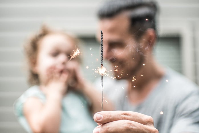 father and daughter with sparklers by Caleb Jones from Unsplash?width=698&height=466&fit=crop&auto=webp
