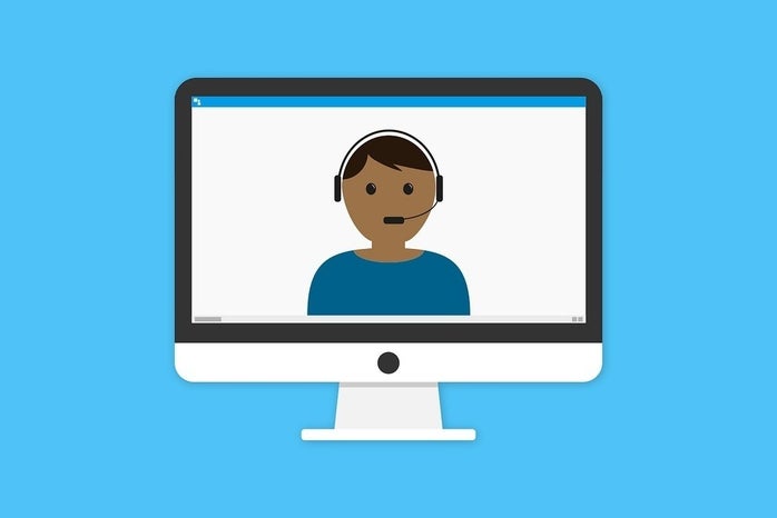 clipart of a Zoom call