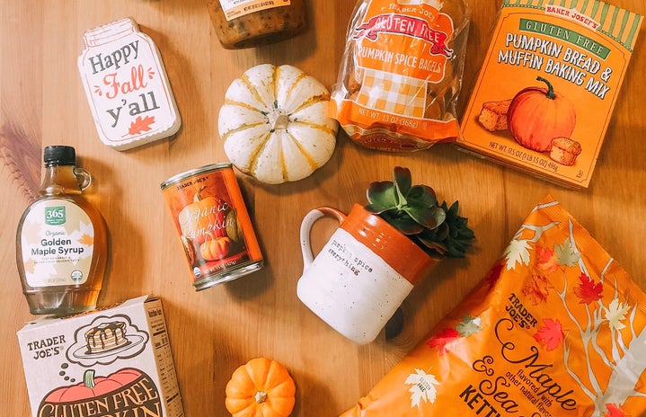 A picture of Trader Joe's fall Goods
