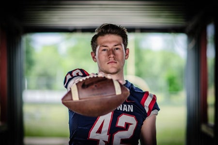 brendan david in football uniform