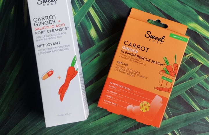 Sweet Chef Carrot Ginger Pore Cleanser and Rescue Blemish Patches Duo