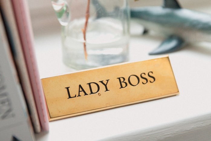 lady boss desk sign by Marten Bjork?width=698&height=466&fit=crop&auto=webp