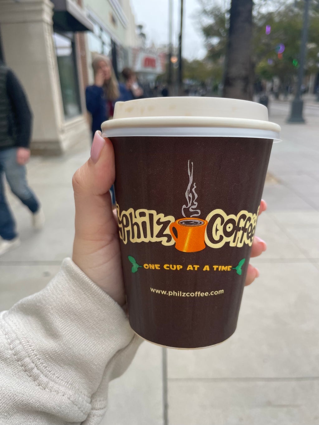 Philz coffee cup