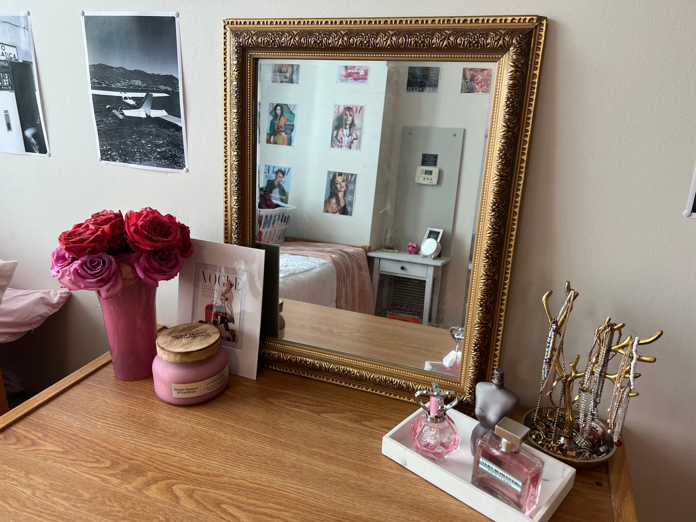 Dresser decor (talked about in article, photo for reference.)