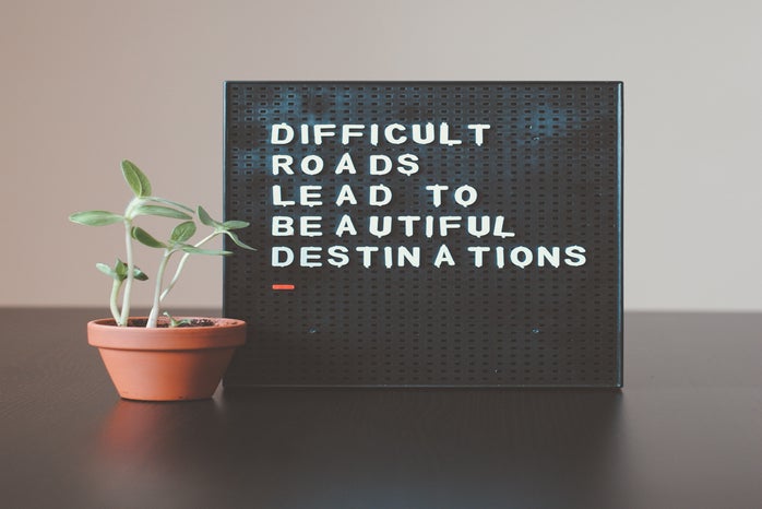 Difficult Roads lead to beautiful destinations by Hello Im Nik?width=698&height=466&fit=crop&auto=webp