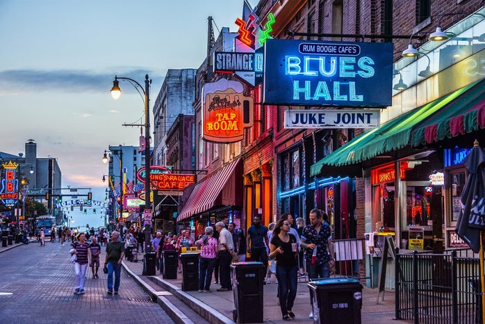 beale street in memphis tennessee