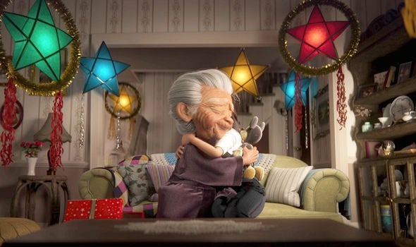 Screenshot from Disney\'s Christmas Advert 2020 short film