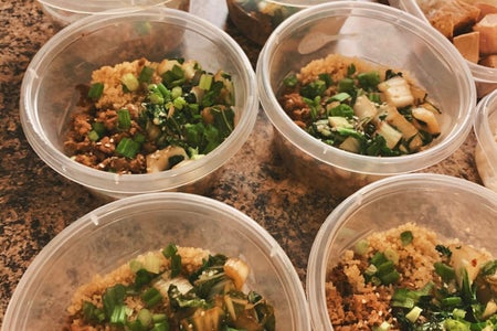 Korean Ground Turkey and Quinoa Bowl