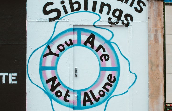 Trans Siblings Graffiti