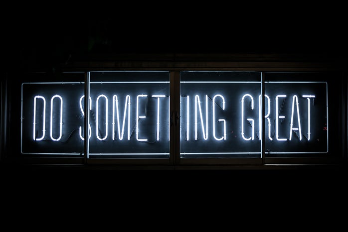 do something great neon sign by Clark Tibbs?width=698&height=466&fit=crop&auto=webp
