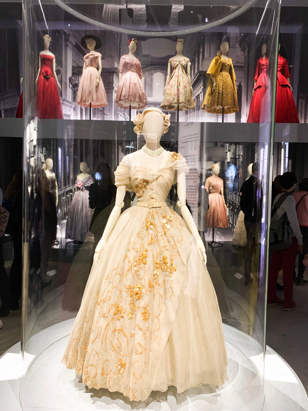 Pictures I took from Christian Dior\'s Designer of Dreams exhibit in London.