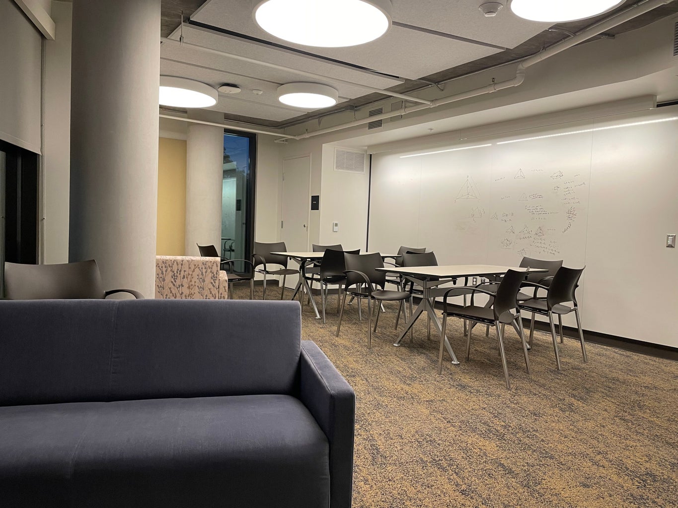 Floor study lounge of dorm