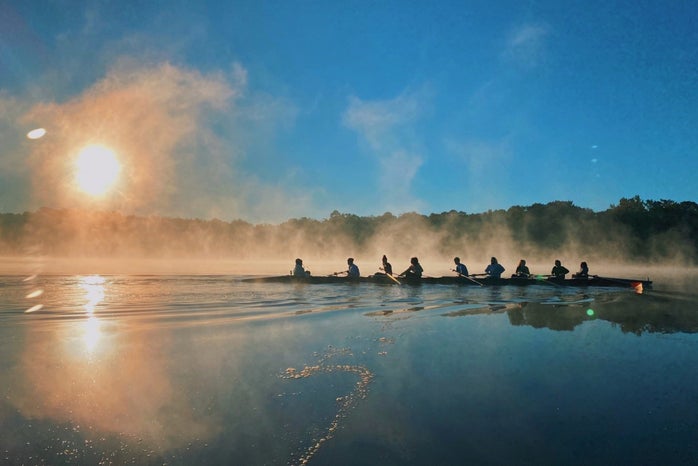early morning row