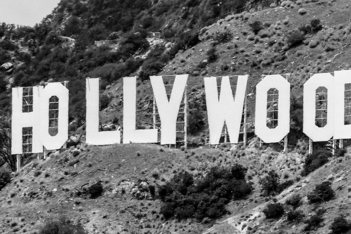 black and white Hollywood sign by Philippe Collard?width=698&height=466&fit=crop&auto=webp