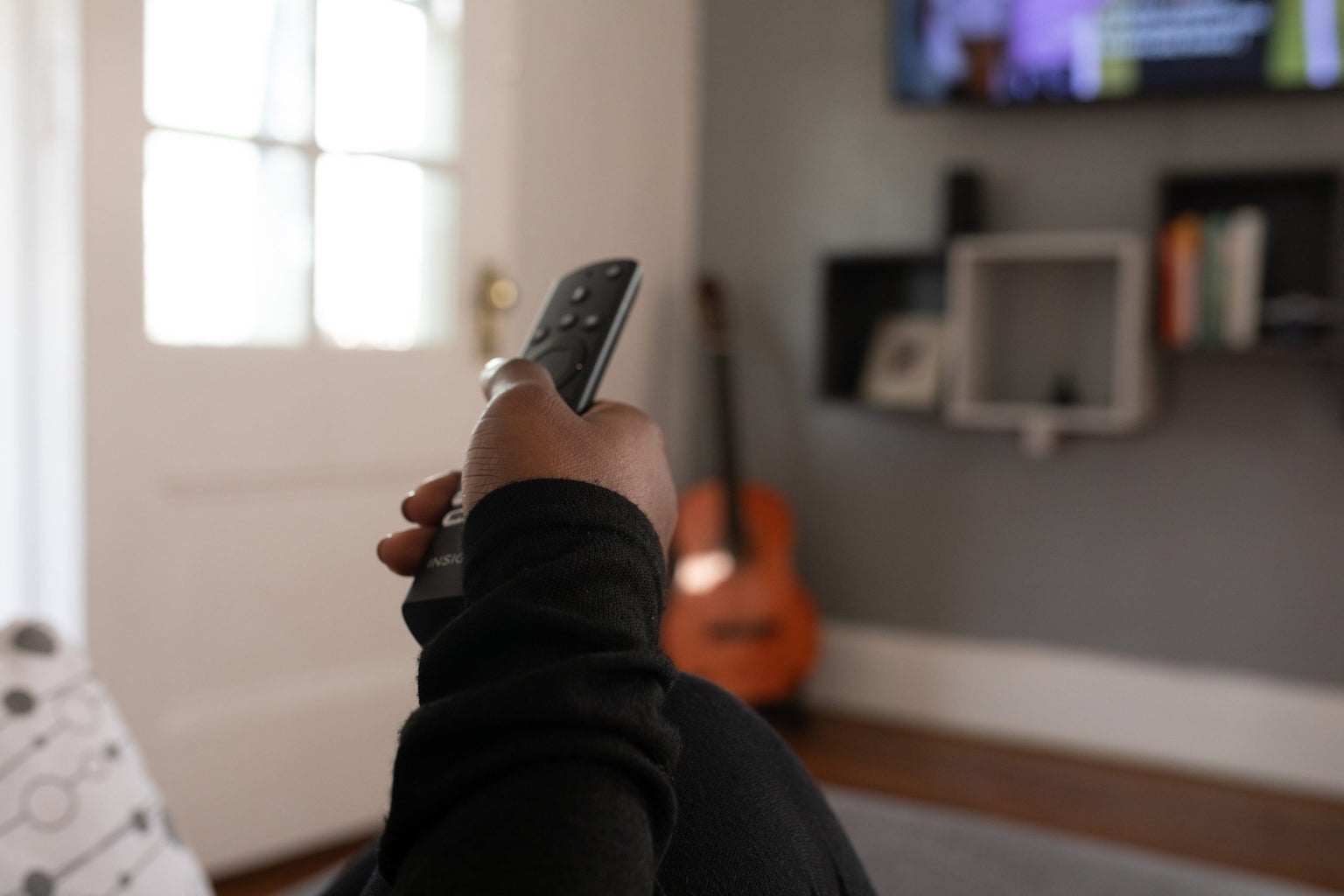 WOC watching TV