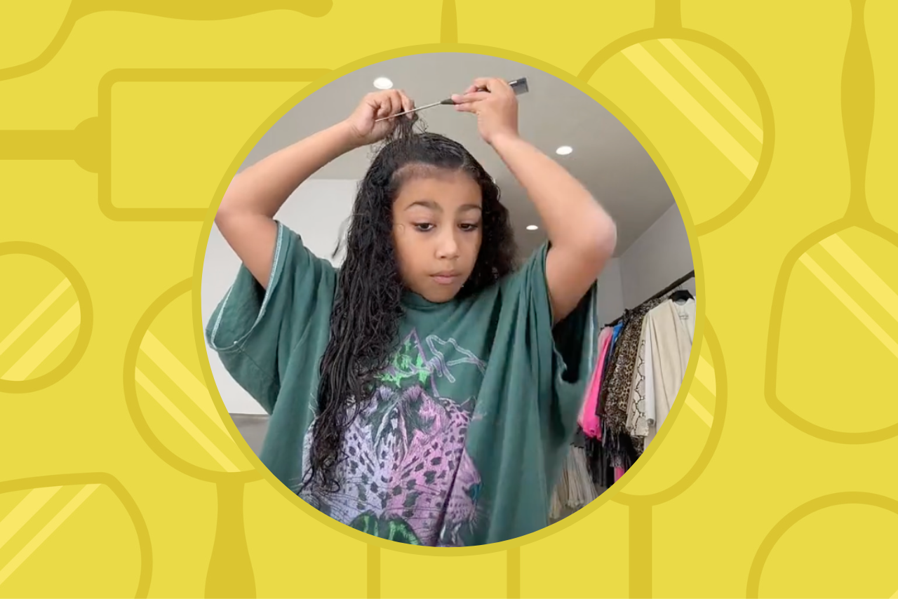 North West Uploaded A Hair Tutorial On TikTok & I'm Influenced