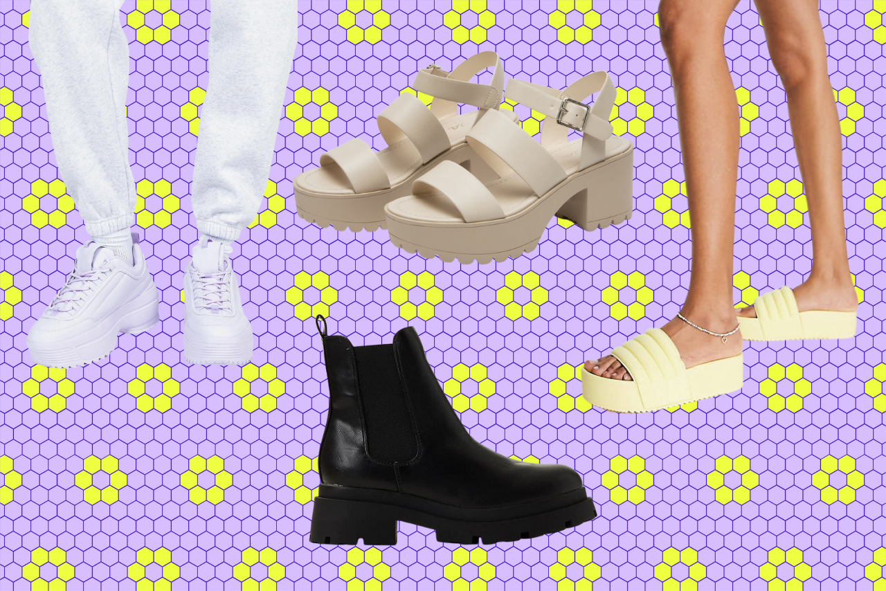 10 Comfortable Platform Shoes For College Women 正規通販安い YELLO BOOTS SHORT SNEAKER DOUBLE BAISEN ブーツ