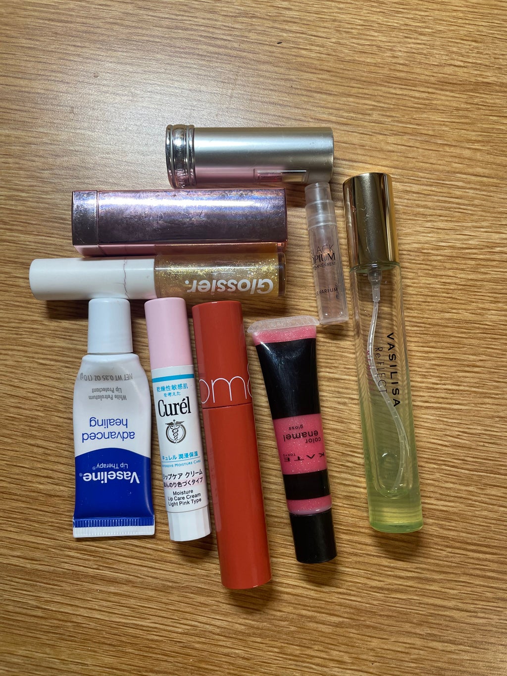 Beauty products in my bag