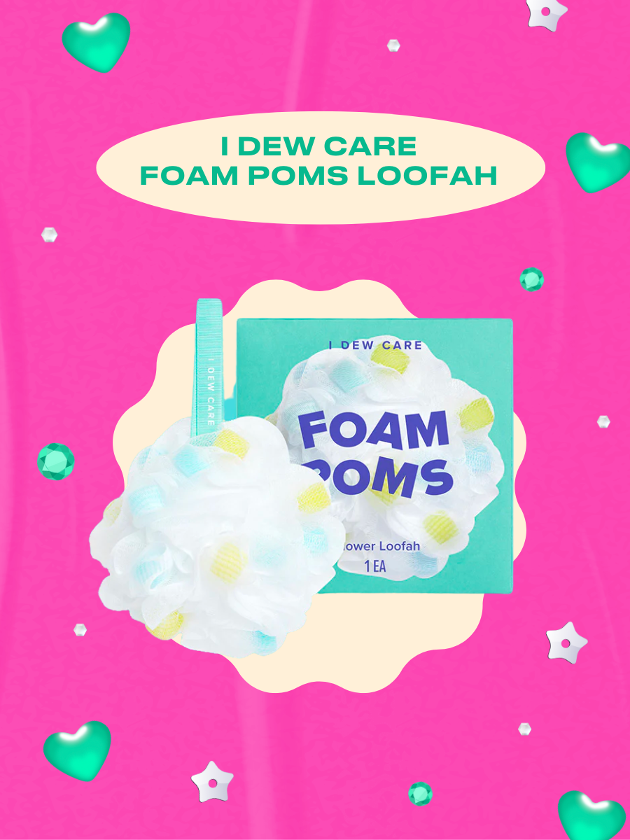 I Dew Care — Foam Poms Loofah
