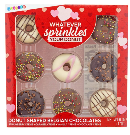 valentine\'s day donut chocolates