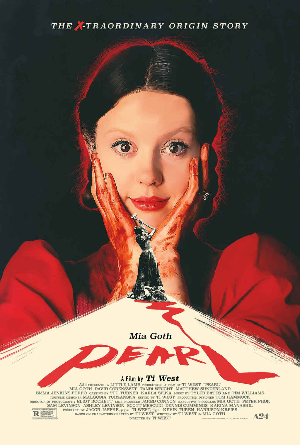 Pearl movie poster, distributed by A24