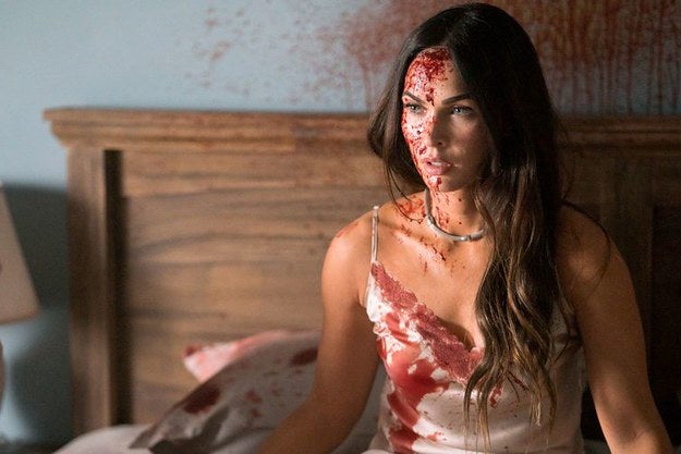 Megan fox covered in blood in new netflix movie