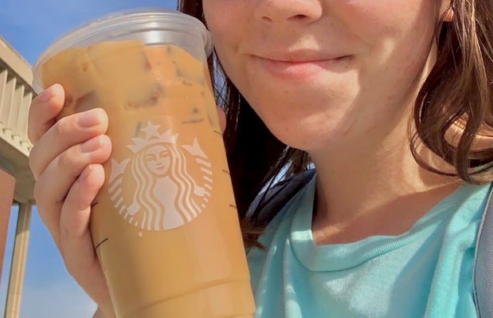 Smiling with Starbucks