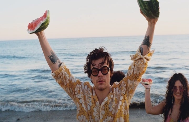 Harry Styles Watermelon Sugar Music Video by Columbia?width=719&height=464&fit=crop&auto=webp