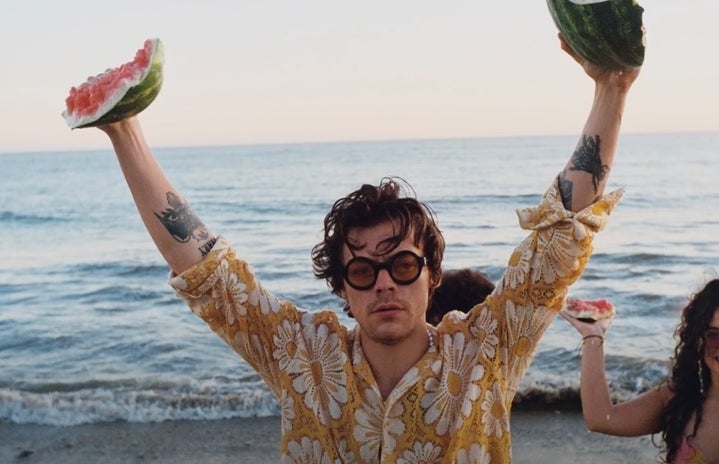 Harry Styles Watermelon Sugar Music Video by Columbia?width=719&height=464&fit=crop&auto=webp
