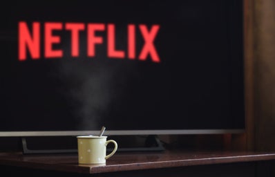 Photo of a television displaying a netflix screen