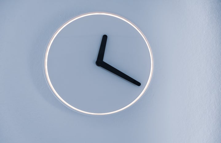 analog clock on wallby Moritz Kindler via Unsplash?width=719&height=464&fit=crop&auto=webp