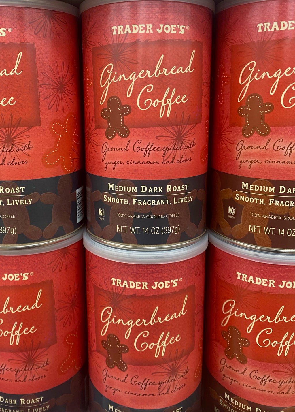 Gingerbread coffee from Trader Joes
