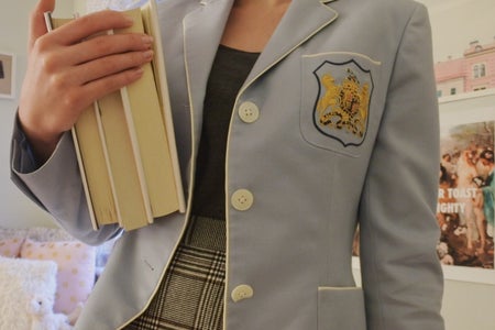 books and blazer