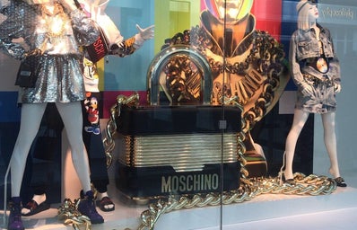 Pictures I took from H&M\'s Moschino collaboration launch.